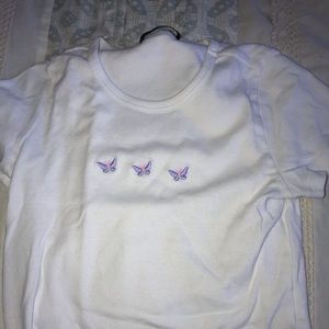 Brandy Melville Butterfly Shirt